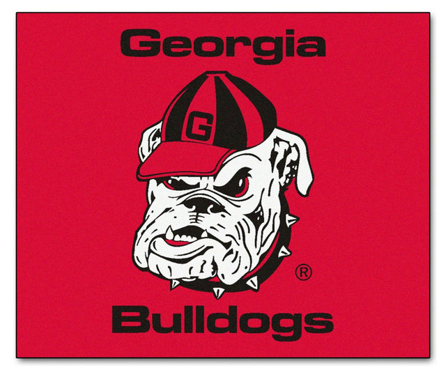 Alfombra de los Georgia Bulldogs: diseño de mascota de Tailgater