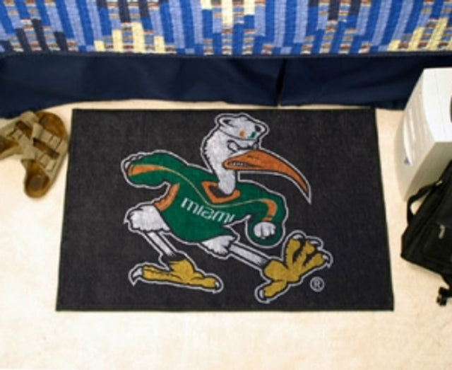 Alfombra de los Miami Hurricanes: estilo inicial, diseño de mascota