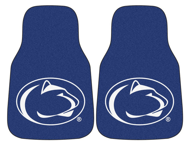 Penn State Nittany Lions Car Mats Printed Carpet 2 Piece Set