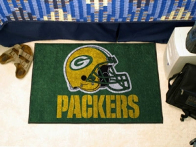 Alfombra de los Green Bay Packers: estilo inicial, diseño de casco