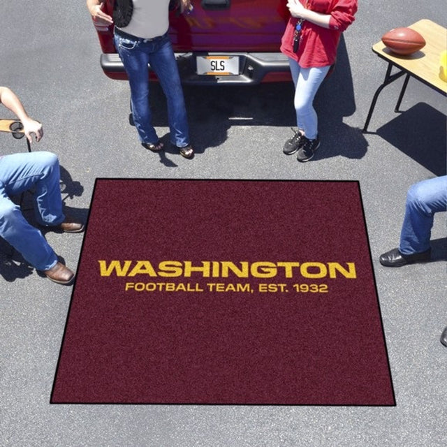 Tapete para área de equipo de fútbol de Washington para eventos de tailgate