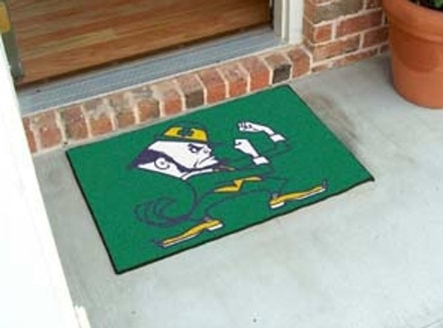 Alfombra Notre Dame Fighting Irish: diseño de mascota, estilo básico