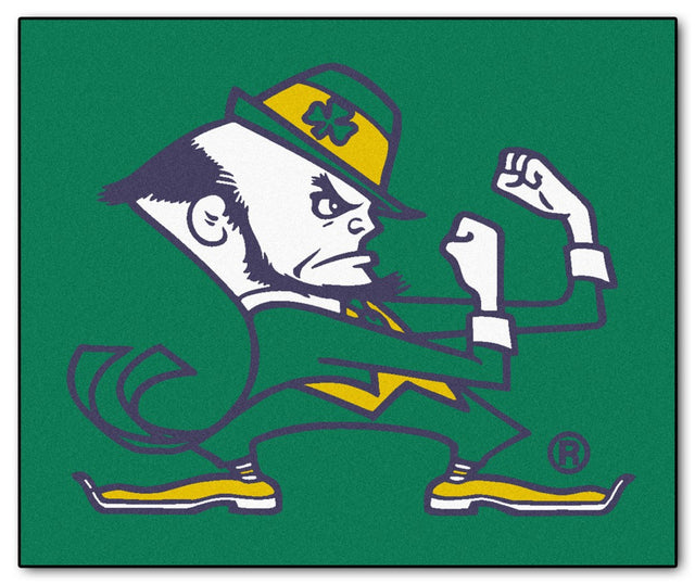 Alfombra de Notre Dame Fighting Irish - Tailgater, diseño de mascota