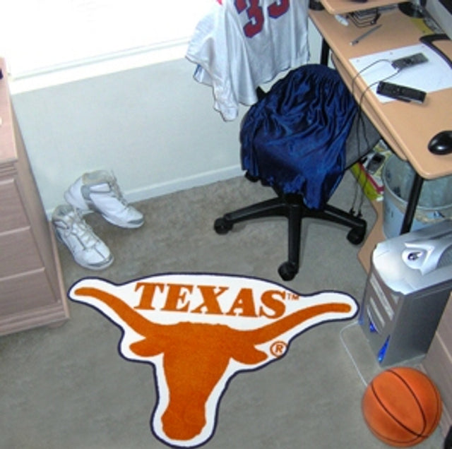 Texas Longhorns Area Rug - Mascot Style