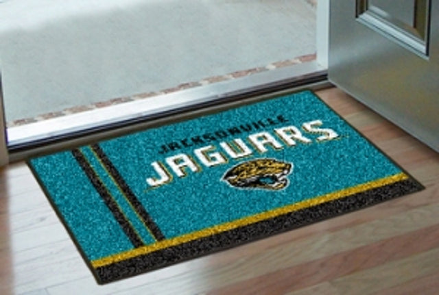 Alfombra de los Jacksonville Jaguars: estilo inicial, diseño de logotipo y rayas