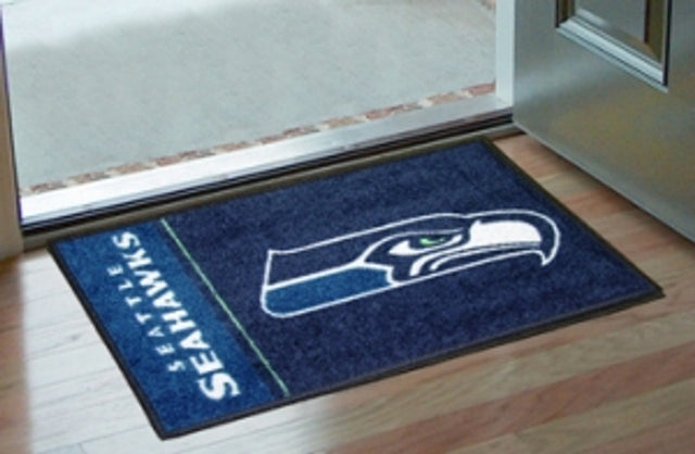 Alfombra de los Seattle Seahawks: diseño de logotipo y estilo inicial