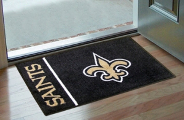 Alfombra de los New Orleans Saints: diseño de logotipo y estilo inicial