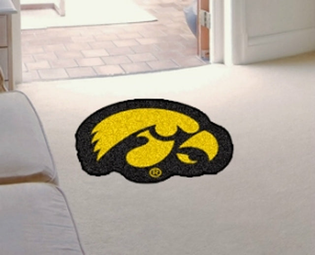 Iowa Hawkeyes Area Rug - Mascot Style