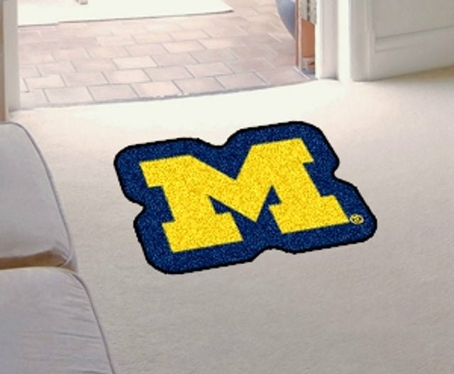 Alfombra estilo mascota de los Wolverines de Michigan