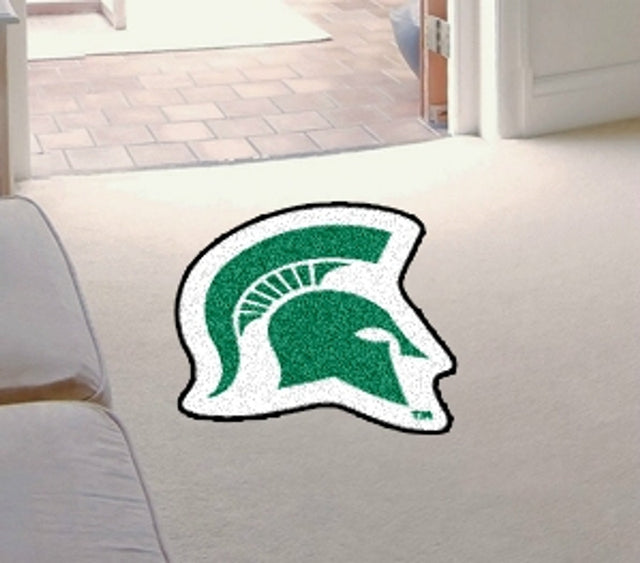 Alfombrilla con la mascota de los Spartans del estado de Michigan