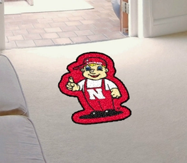 Nebraska Cornhuskers Area Rug - Mascot Style