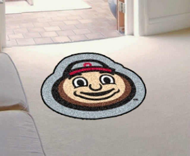 Ohio State Buckeyes Area Rug - Mascot Style