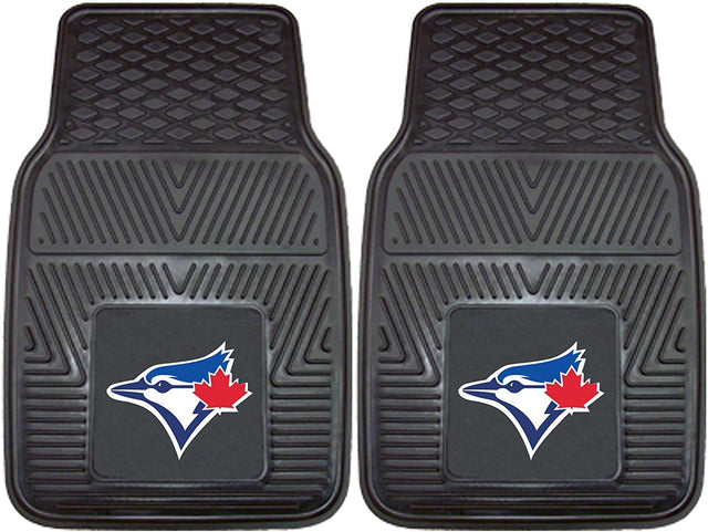 Alfombrillas de vinilo para coche de 2 piezas resistentes de Toronto Blue Jays