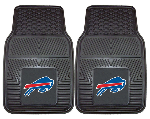 Buffalo Bills Car Mats Heavy Duty 2 Piece Vinyl