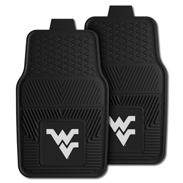 West Virginia Mountaineers Heavy Duty 2-Piece Vinyl Car Mats