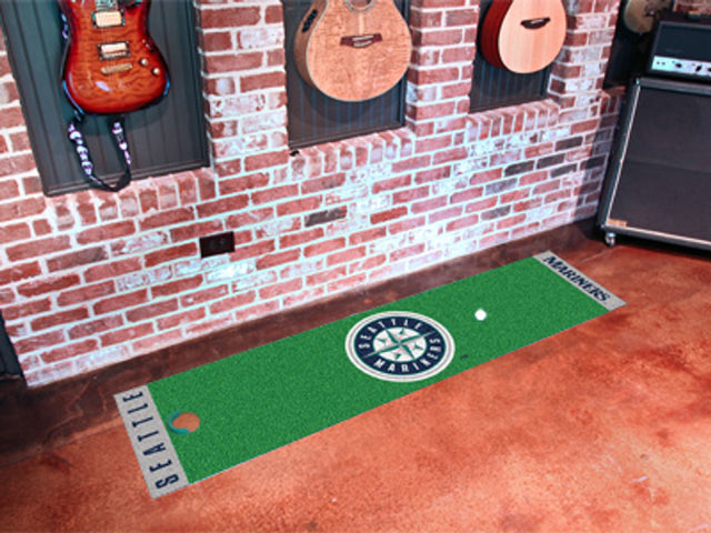 Alfombra verde para putting de los Seattle Mariners