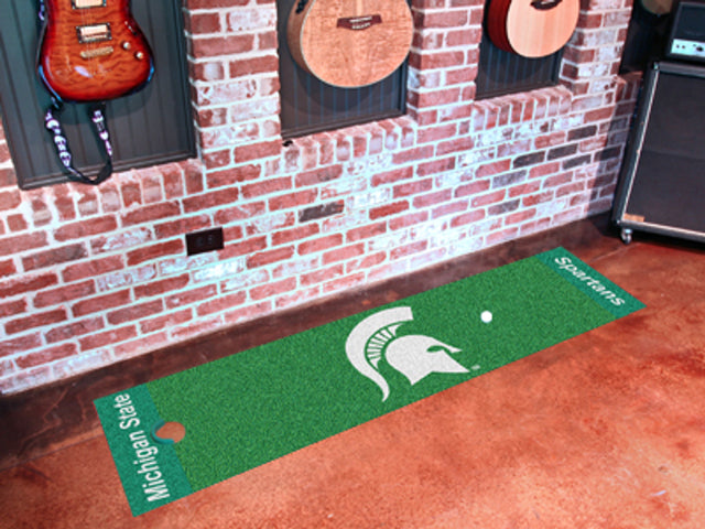 Tapete para putting green de los Spartans del estado de Michigan