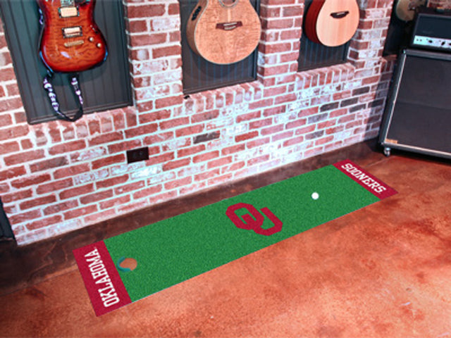 Oklahoma Sooners Putting Green Mat