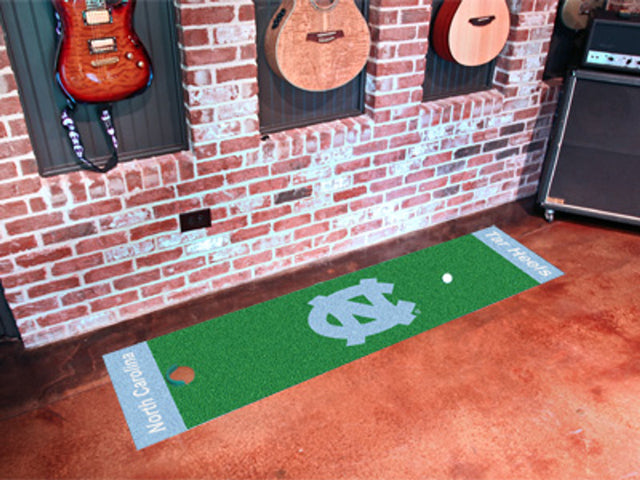 Tapete para putting green de los Tar Heels de Carolina del Norte