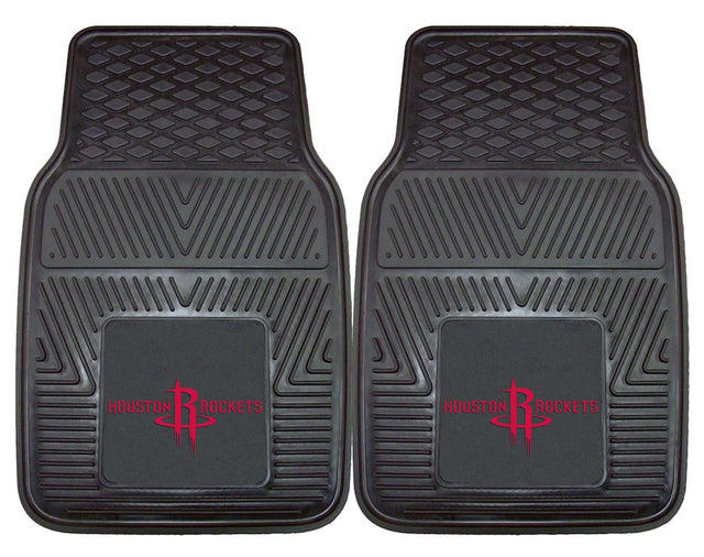 Houston Rockets Heavy Duty 2-Piece Vinyl Car Mats