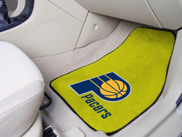 Juego de 2 alfombrillas para coche con estampado de los Indiana Pacers