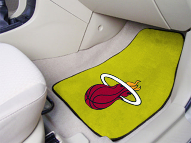 Juego de 2 alfombrillas estampadas para coche Miami Heat