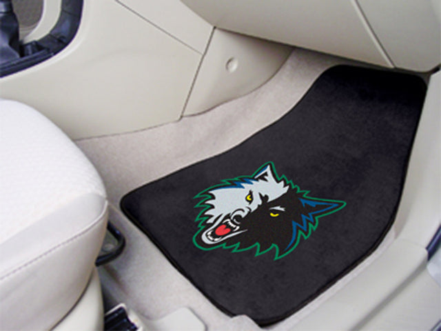 Minnesota Timberwolves Car Mats Printed Carpet 2 Piece Set