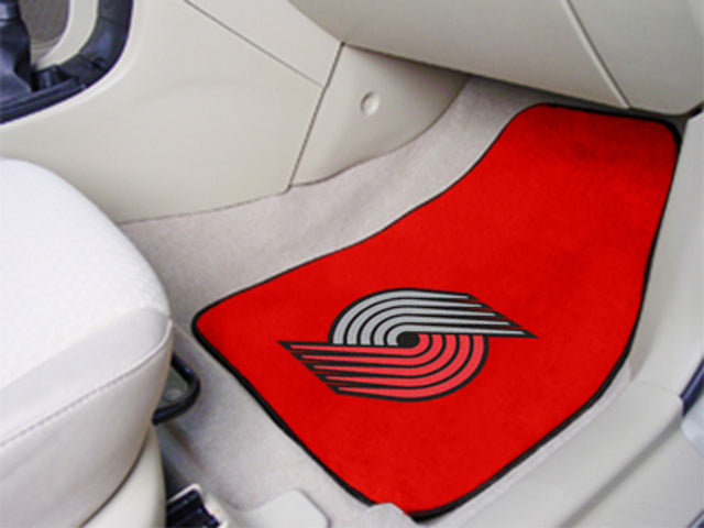 Juego de 2 alfombrillas para coche con estampado de los Portland Trail Blazers