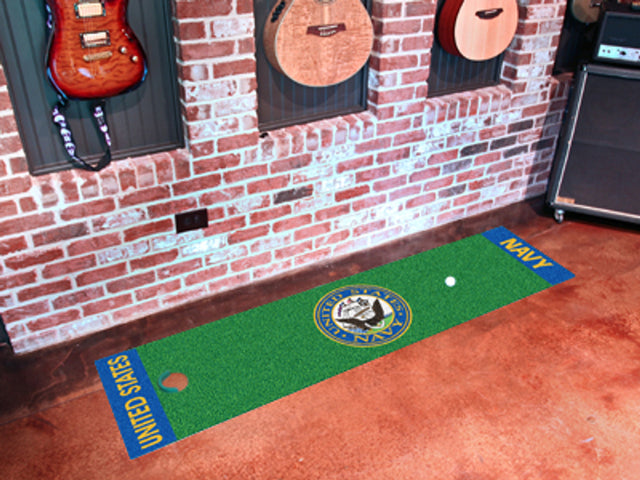 Navy Midshipmen Putting Green Mat