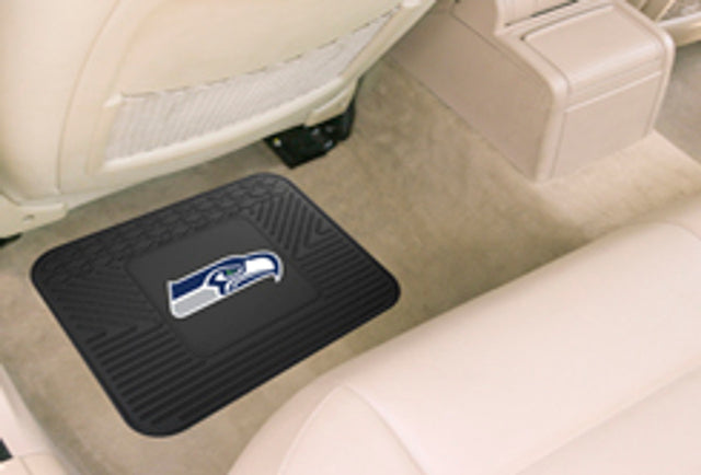 Alfombrilla de vinilo resistente para asiento trasero de los Seattle Seahawks