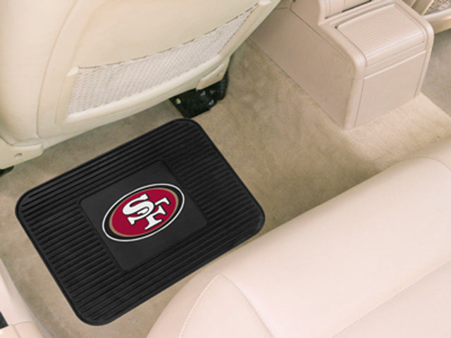 Alfombrilla de vinilo resistente para asiento trasero de los San Francisco 49ers