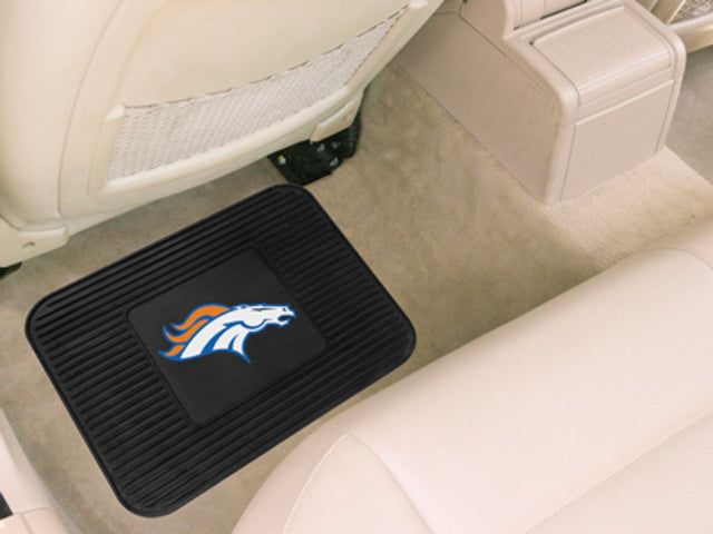 Alfombrilla de vinilo resistente para asiento trasero de coche de los Denver Broncos