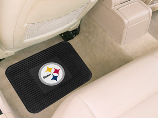 Alfombrilla de vinilo resistente para asiento trasero de coche de los Pittsburgh Steelers