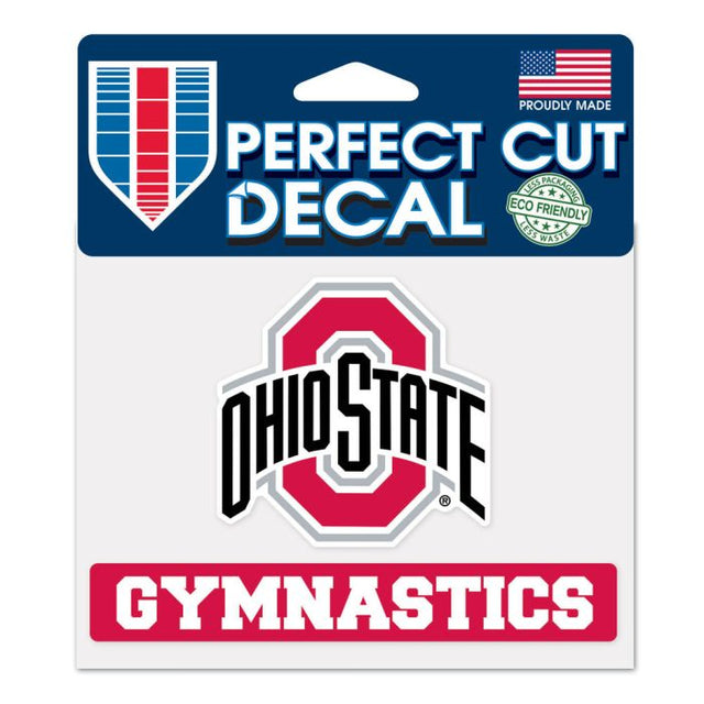 Ohio State Buckeyes Gymnastics Perfect Cut Color Decal 4.5" x 5.75"