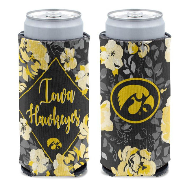 Enfriador de latas delgado de 12 oz de Iowa Hawkeyes