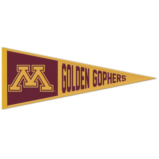 Banderín de lana de Minnesota Golden Gophers de 13" x 32"