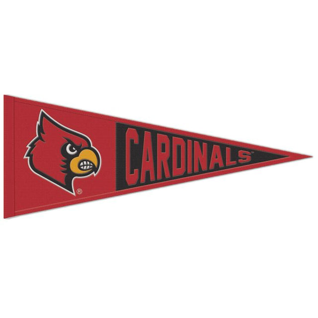 Banderín de lana de los Louisville Cardinals de 13" x 32"