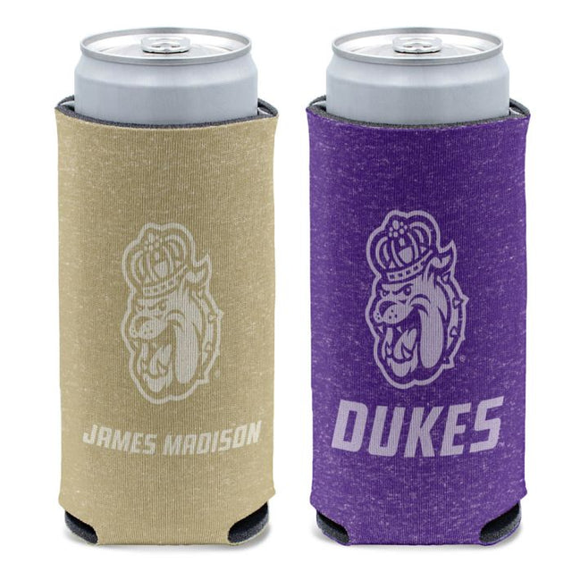 Enfriador de latas delgado de 12 oz con acabado jaspeado de James Madison Dukes