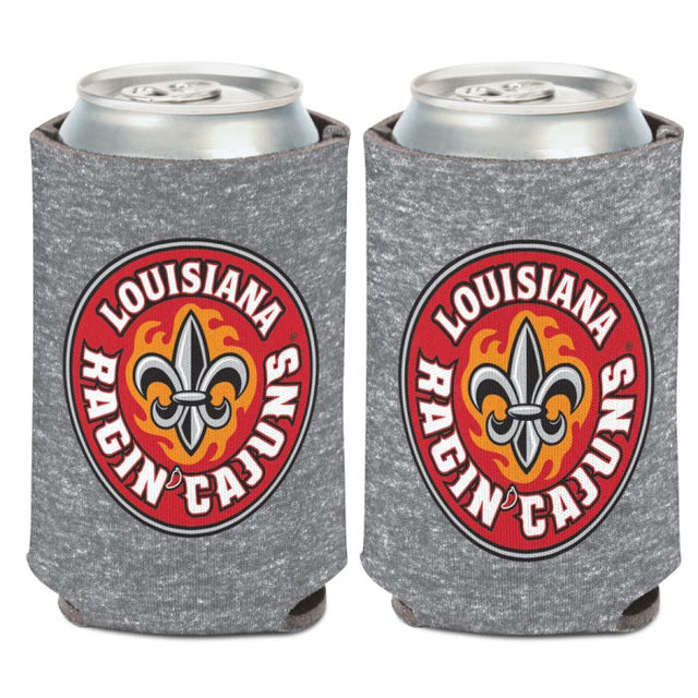 Louisiana - Lafayette Ragin Cajuns GRAY HEATHERED Can Cooler 12 oz.