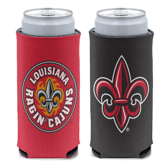 Louisiana - Lafayette Ragin Cajuns 2 COLOR 12 oz Slim Can Cooler