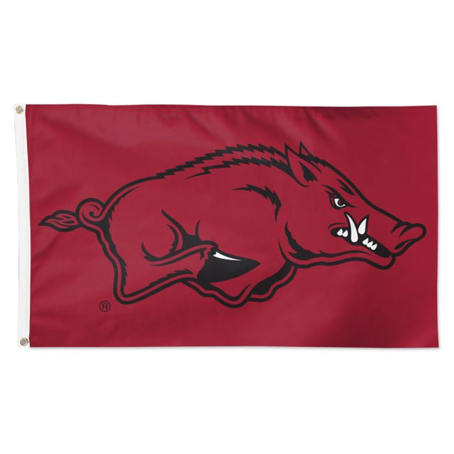 Banderas del equipo Arkansas Razorbacks de 3x5