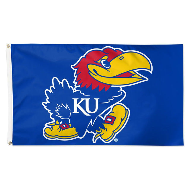 Bandera del equipo 3x5 de los Jayhawks de Kansas