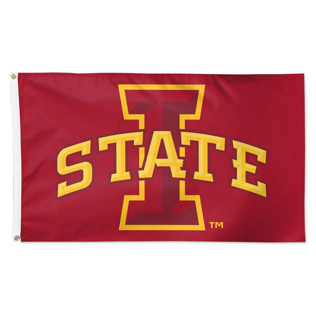 Bandera del equipo 3x5 de los ciclones del estado de Iowa