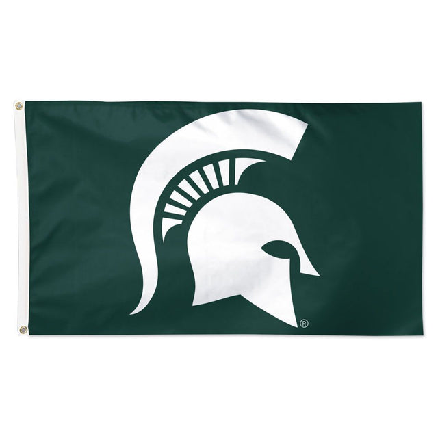 Bandera del equipo Spartans de Michigan State 3x5