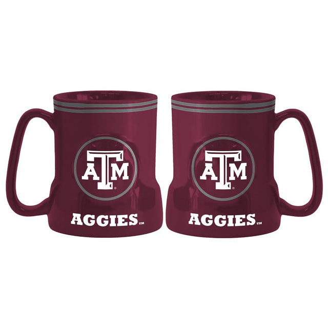 Taza de café de Texas A&amp;M Aggies - 18 oz Game Time