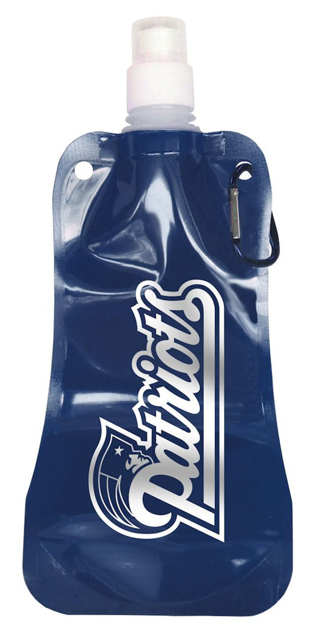 Botella de agua plegable de 16 oz de los New England Patriots