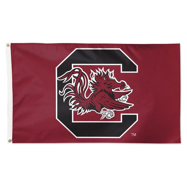 Bandera del equipo 3x5 de los Gamecocks de Carolina del Sur