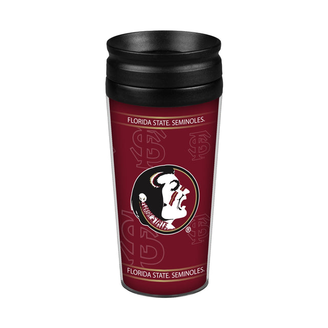 Taza de viaje envolvente de 14 oz de los Florida State Seminoles