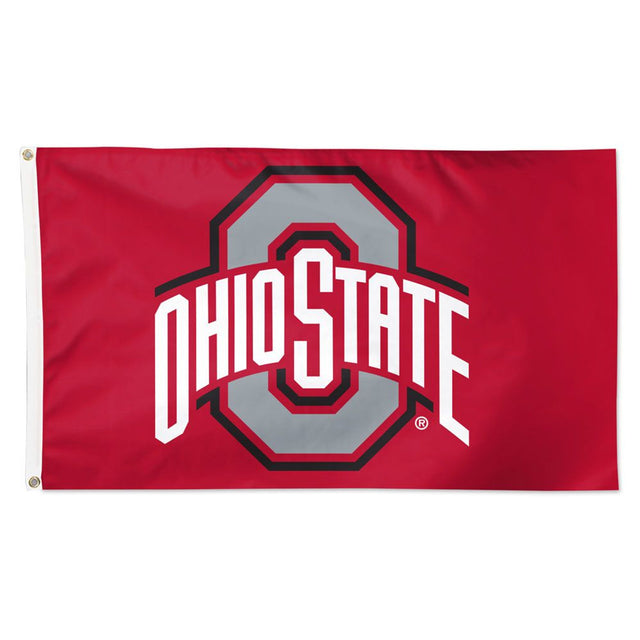 Bandera del equipo 3x5 de los Buckeyes del estado de Ohio