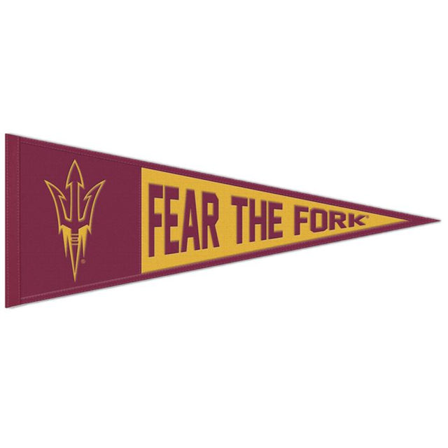 Arizona State Sun Devils SLOGAN Wool Pennant 13" x 32"